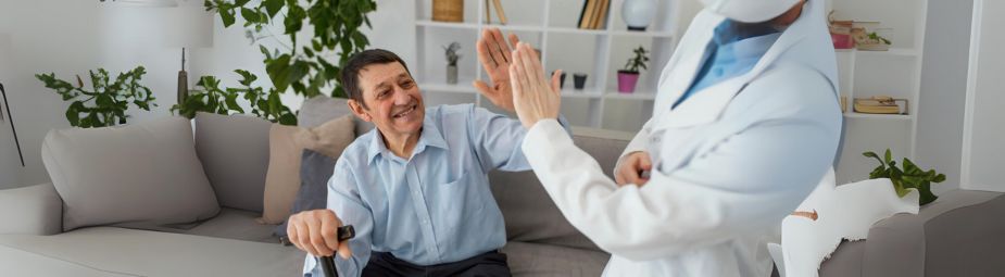 Close-up of large fluid-filled blisters on inflamed skin, illustrating bullous pemphigoid symptoms and its impact on patients.