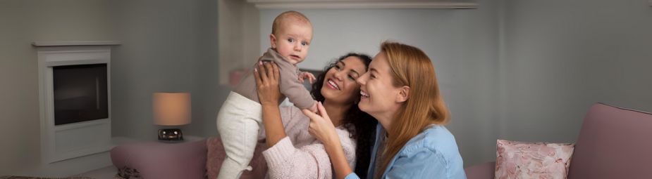 Close-up of an infant with craniosynostosis, highlighting abnormal skull shape and the importance of early diagnosis.