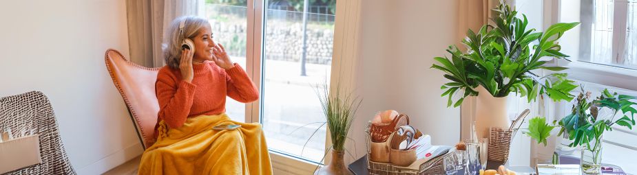 A patient receiving compression therapy for secondary lymphedema to reduce swelling and improve lymphatic flow.