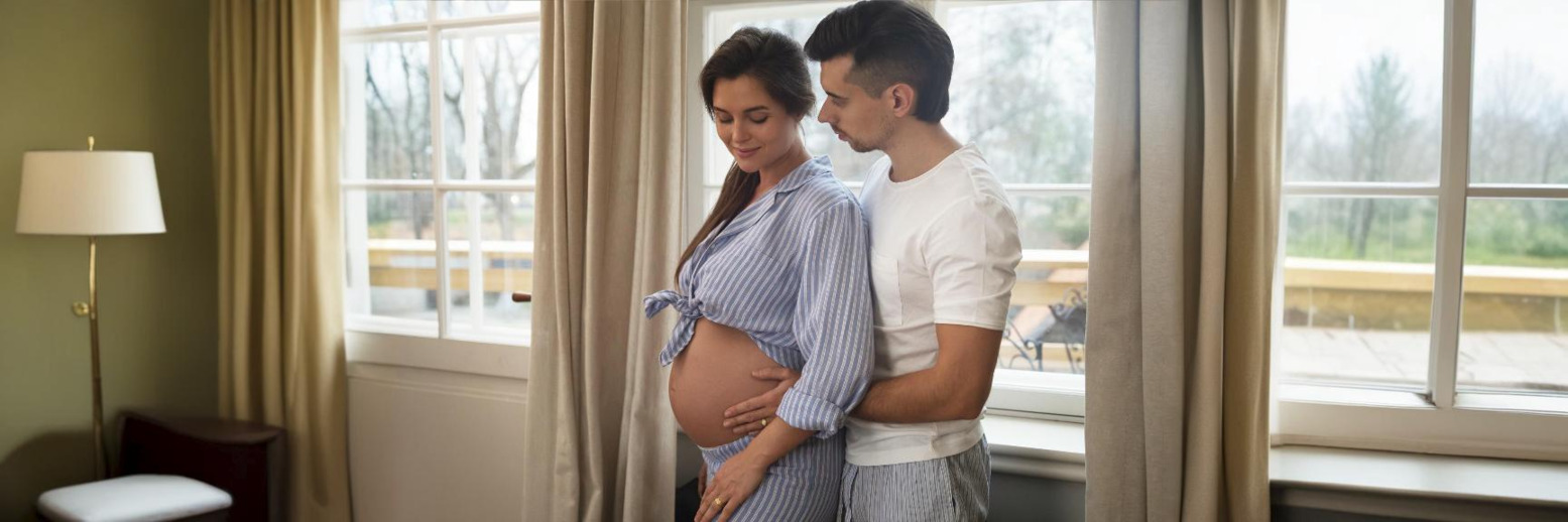 Ultrasound-guided chorionic villus sampling procedure for early prenatal genetic testing, detecting chromosomal conditions like Down syndrome.