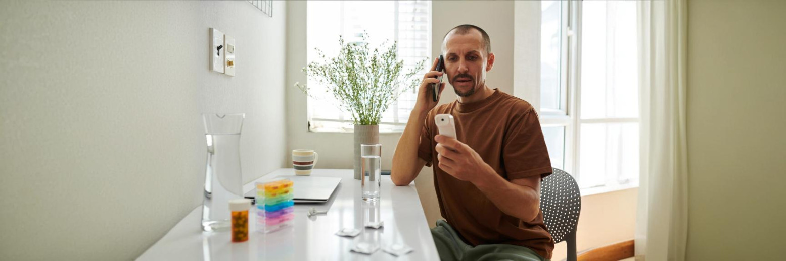 A healthcare professional analyzing a myoglobin blood test sample to assess muscle and heart health.