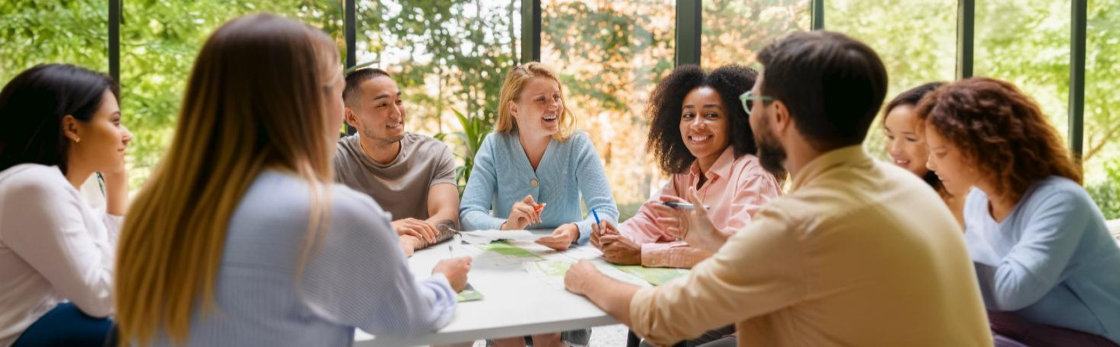Medical illustration of a catheter-based PFO closure procedure, showing device placement in the heart.