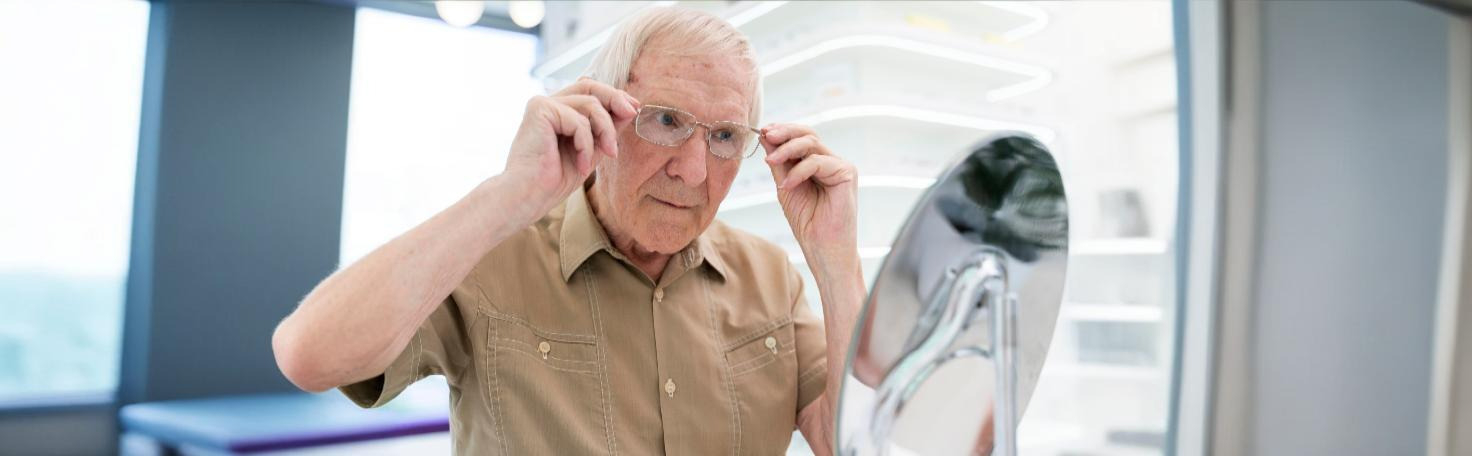 Close-up of laser interferometry equipment used for non-invasive medical diagnostics, enhancing accuracy in eye health assessments.