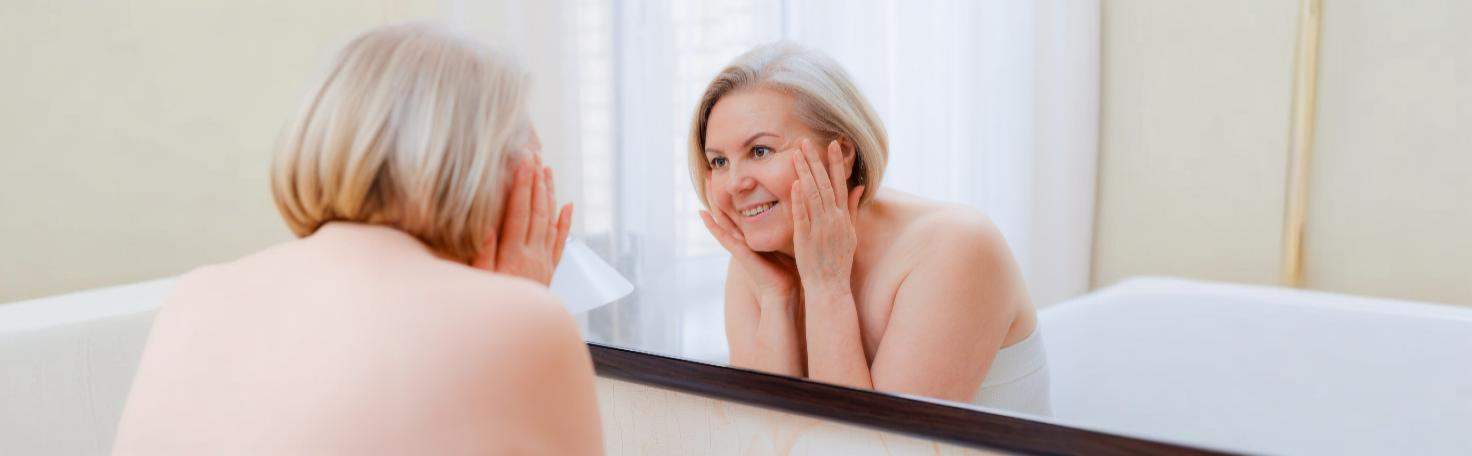 Woman undergoing IPL therapy for hyperpigmentation treatment, improving skin tone and reducing dark spots.