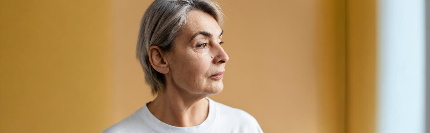 Close-up of a laser treatment for age spots, targeting skin pigmentation for a smoother complexion.