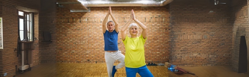 A healthcare provider observes a patient performing the Romberg test to assess balance and detect neurological or vestibular dysfunction.