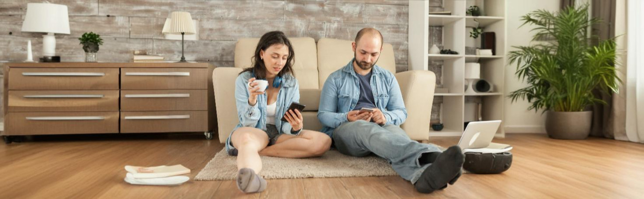 Microscopic view of immunohistochemistry-stained biopsy tissue used for disease diagnosis.